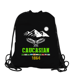 Kuzey Kafkasya ülkelerinin bayrakları. Büzgülü Spor Çanta - Tisho