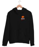 Kuzey Makedonya,Makedonya,Makedonya Bayrağı,Makedonya logosu,Macedonia flag. Siyah Unisex Kapşonlu Sweatshirt - Tisho