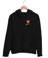 Kuzey Makedonya,Makedonya,Makedonya Bayrağı,Makedonya logosu,Macedonia flag. Siyah Unisex Kapşonlu Sweatshirt - Tisho