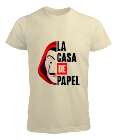 Tisho - LA CASA DE PAPEL baskılı tişört Erkek Tişört