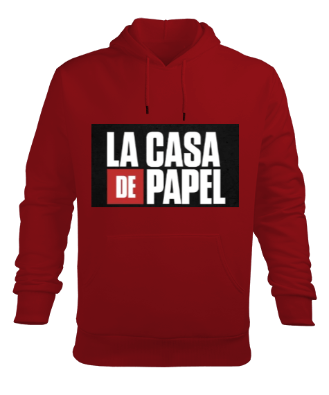 Tisho - LA CASA DE PAPEL Erkek Kapüşonlu Hoodie Sweatshirt