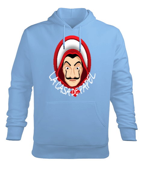 Tisho - La Casa De Papel Erkek Kapüşonlu Hoodie Sweatshirt