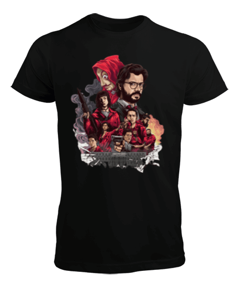 Tisho - La Casa De Papel Erkek Tshirt Erkek Tişört