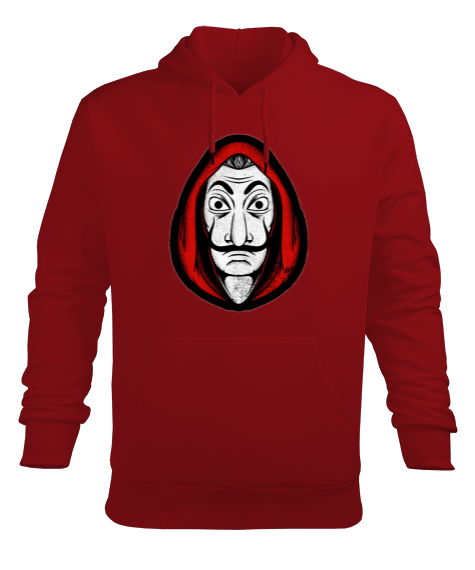 Tisho - La Casa De Papel Tasarımlı Erkek Kapüşonlu Hoodie Sweatshirt