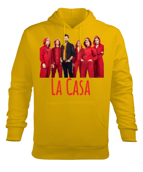 Tisho - La Casa Erkek Kapüşonlu Hoodie Sweatshirt