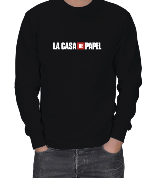 Tisho - La Casede Papel ERKEK SWEATSHIRT