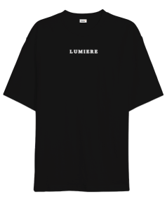 LA LUMIERE tarot baskılı Oversize Unisex Tişört - Thumbnail