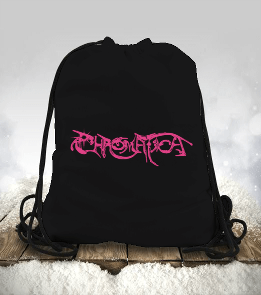 Tisho - Lady Gaga Chromatica logolu çanta Büzgülü spor çanta