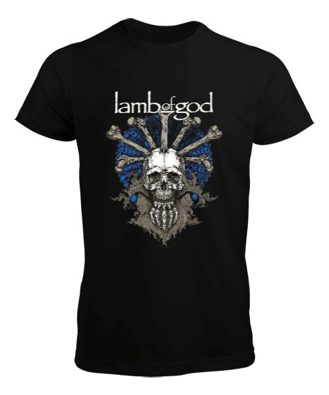 Tisho - Lamb Of God Rock Tasarım Baskılı Erkek Tişört