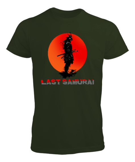 Last Samurai Haki Yeşili Erkek Tişört