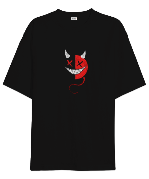 Tisho - Laughing Devil Oversize Unisex Tişört