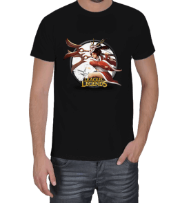 Tisho - League Of Legends Ahri Blood Moon Erkek Tişört