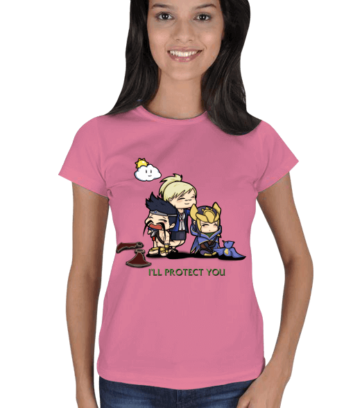 Tisho - League of Legends Janna T-shirt Kadın Tişört