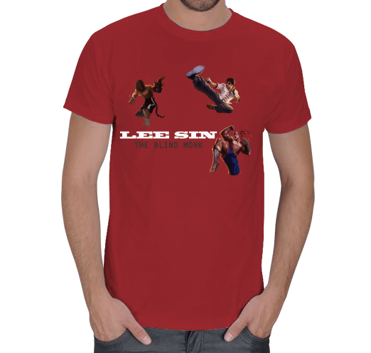 Tisho - League of Legends Lee Sin Erkek Tişört