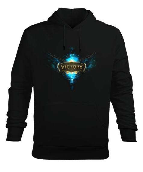 Tisho - League Of Legends Siyah Erkek Kapüşonlu Hoodie Sweatshirt