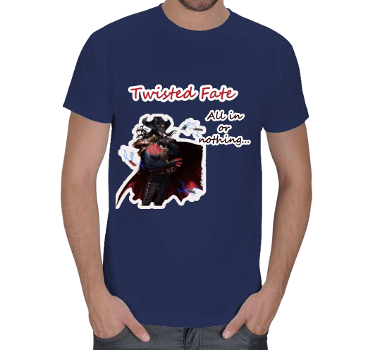 Tisho - League of Legends Twisted Fate Erkek Tişört