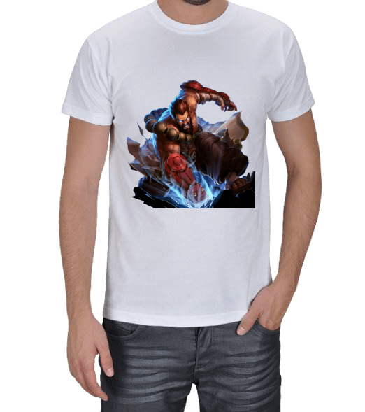 Tisho - League Of Legends Udyrolan Erkek Tişört