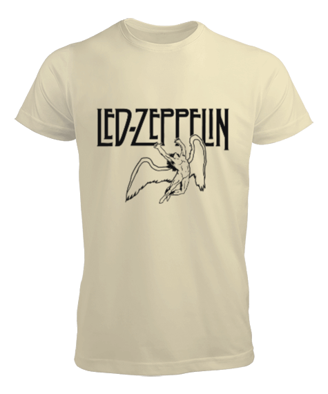 Tisho - Led Zeppelin Rock Tasarım Baskılı Erkek Tişört