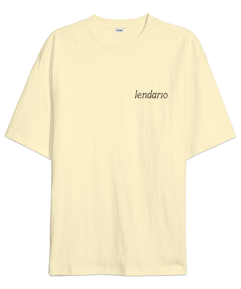 Tisho - lendarıo tasarım Oversize Unisex Tişört
