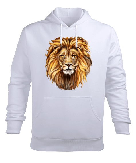 Tisho - Leon Erkek Kapüşonlu Hoodie Sweatshirt