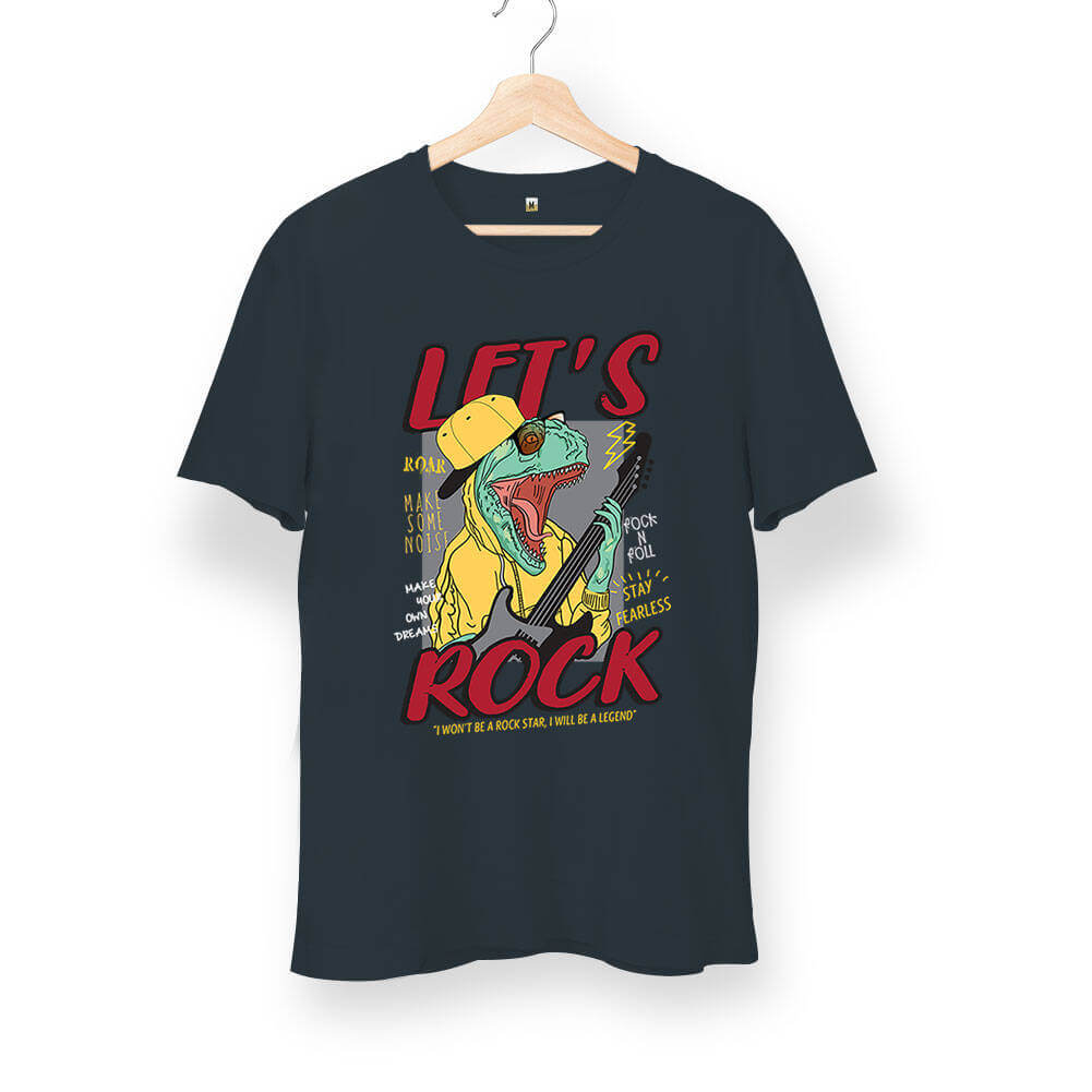 Tisho - Lets Rock Unisex Kısa Kol Tişört