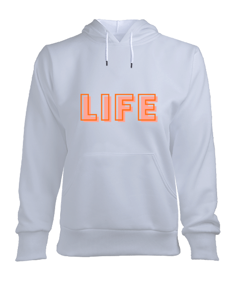 Tisho - life bayan sweatshirt Kadın Kapşonlu Hoodie Sweatshirt