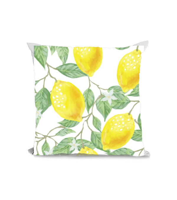 Tisho - Limon desenli Kare Yastık