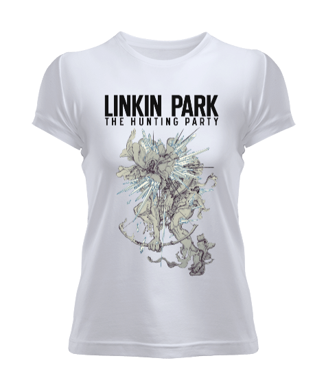 Tisho - LINKIN PARK The Hunting Party Rock Tasarım Baskılı Kadın Tişört