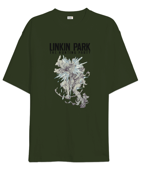 Tisho - LINKIN PARK The Hunting Party Rock Tasarım Baskılı Oversize Unisex Tişört