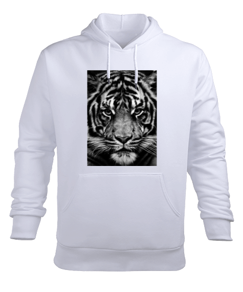 Tisho - lion baskılı erkek kapüşonlu Erkek Kapüşonlu Hoodie Sweatshirt