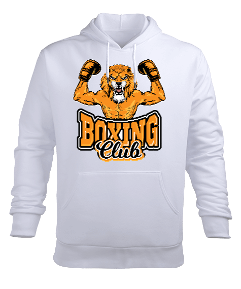 Tisho - lion boxing club Erkek Kapüşonlu Hoodie Sweatshirt