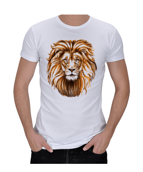 Tisho - Lion Erkek Regular Kesim Tişört