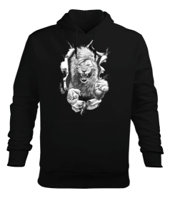 Tisho - Lion King Erkek Kapüşonlu Hoodie Sweatshirt