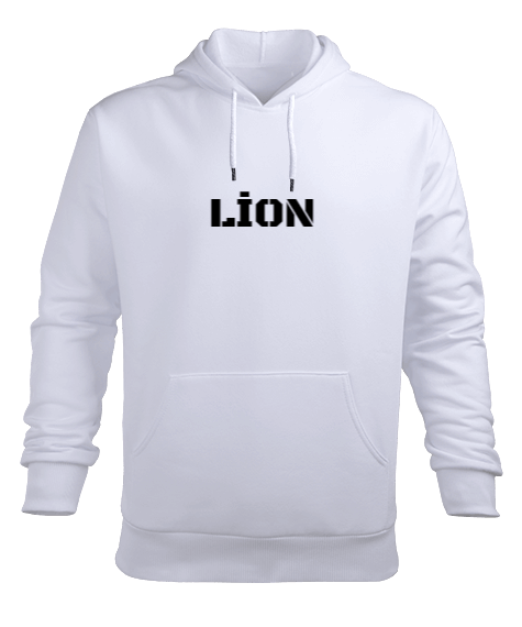 Tisho - Lion XX Erkek Kapüşonlu Hoodie Sweatshirt