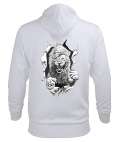 Lion XX Erkek Kapüşonlu Hoodie Sweatshirt - Thumbnail