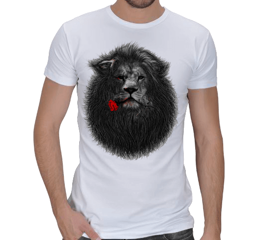 Tisho - Liondrose Design Erkek Regular Kesim Tişört