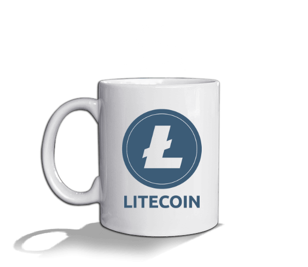 Tisho - Litecoin Beyaz Kupa Bardak