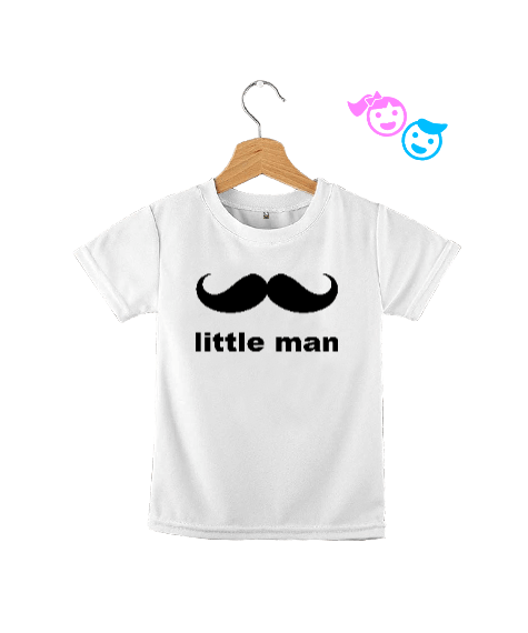 Tisho - Little Man Design Çocuk Unisex