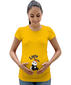 Tisho - Little Panda Kadın Hamile Tişört
