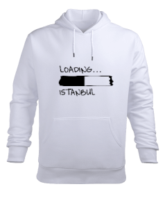 LOADING ISTANBUL Erkek Kapüşonlu Hoodie Sweatshirt - Tisho