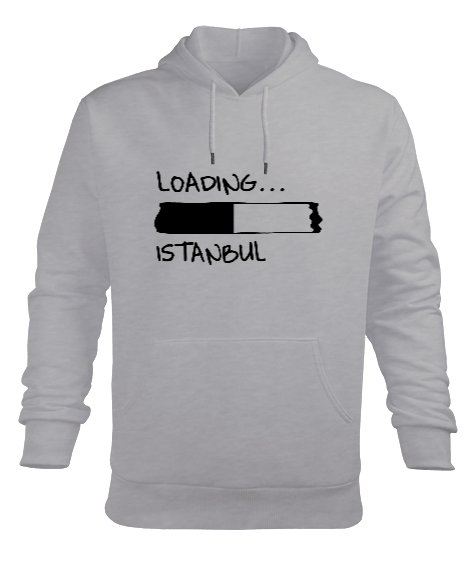 Tisho - Loadıng.... İstanbul Erkek Kapüşonlu Hoodie Sweatshirt