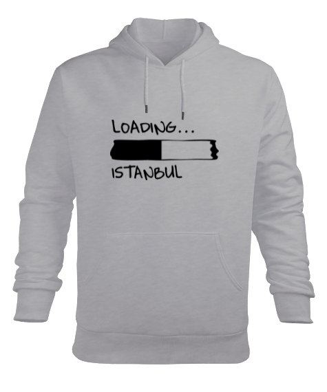 Tisho - Loading İstanbul Erkek Kapüşonlu Hoodie Sweatshirt