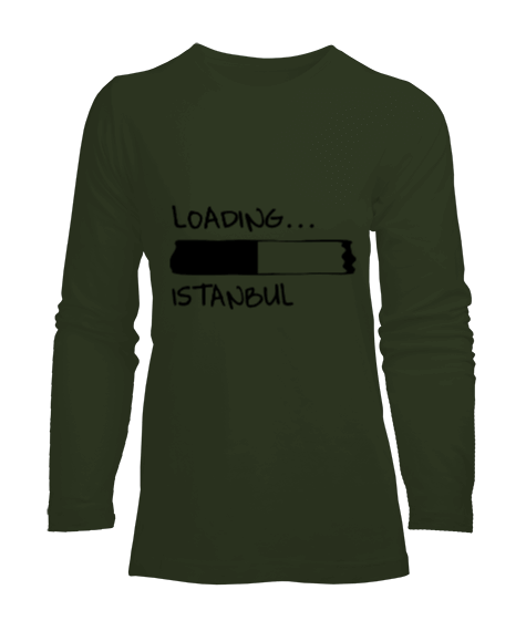 Tisho - loadıng istanbul kadın uzun kollu yazlık T-shirt Kadın Uzun Kol Tişört