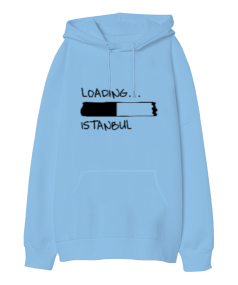 Loading İstanbul Oversize Unisex Kapüşonlu Sweatshirt - Tisho