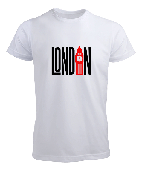 Tisho - London City Tee Beyaz Erkek Tişört