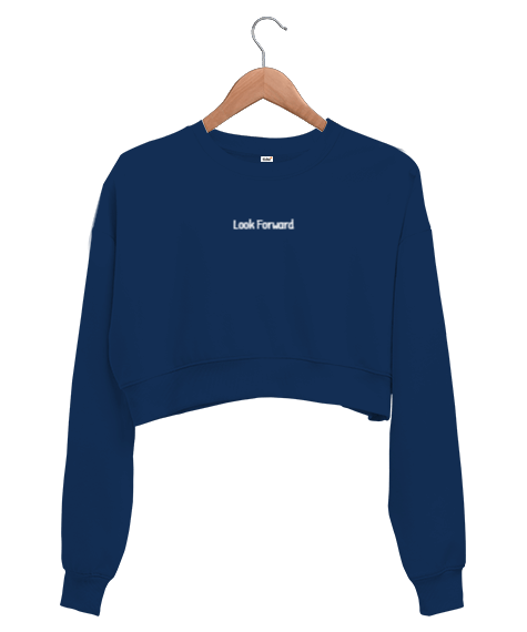 Tisho - Look Forward Kadın Crop Sweatshirt