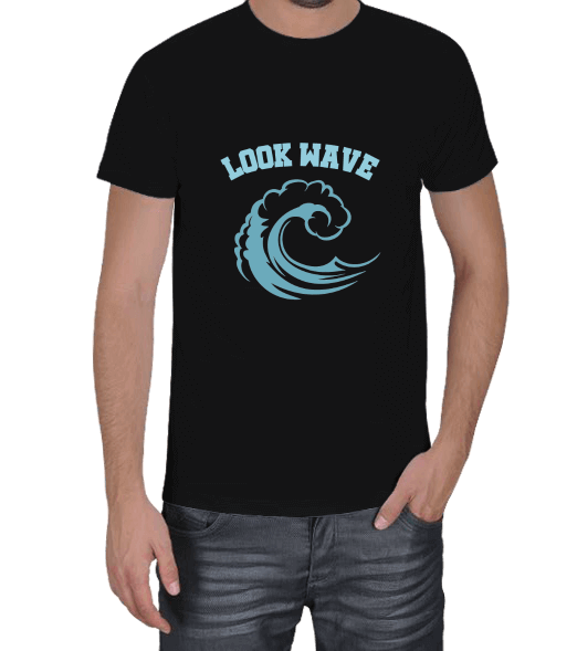 Tisho - look wave - bak dalgana Erkek Tişört