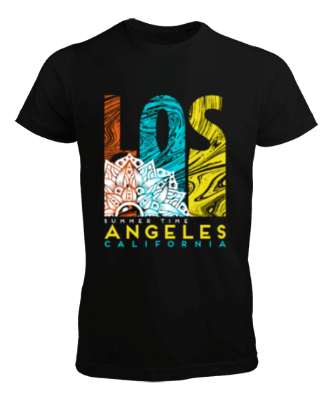 Tisho - LOS ANGELES CALİFORNİA Erkek Tişört