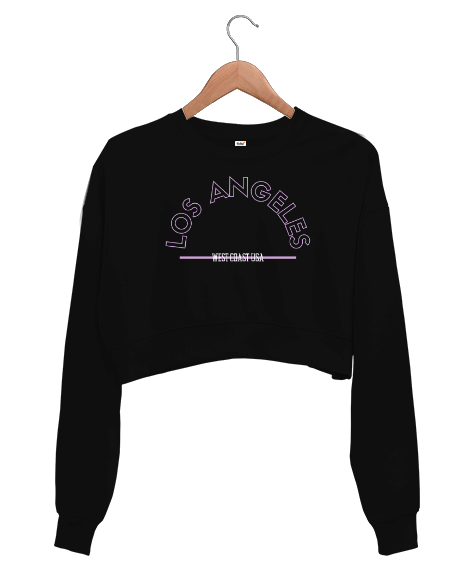 Tisho - Los Angeles Kadın Crop Sweatshirt
