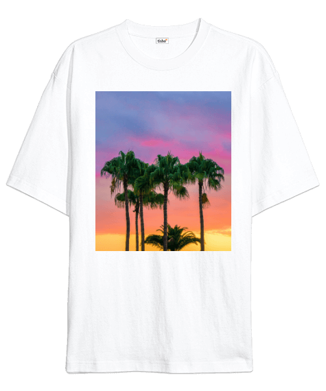 Tisho - Los Angeles Palms Oversize Unisex Tişört